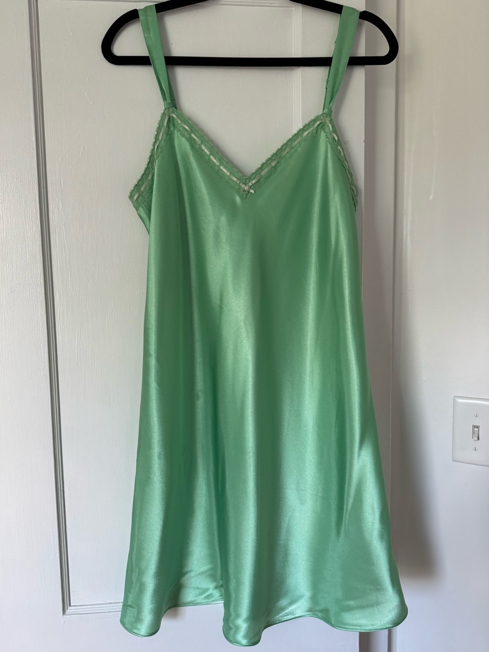 Morgan Taylor Intimates Green Slip Dress